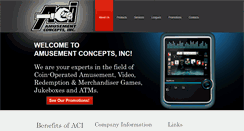 Desktop Screenshot of amusementconceptsinc.com